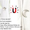 bulk purchase magnetic curtain tiebacks 1 pair curtain clips rope holdbacks moon and star shape window curtain tie backs silver for home office art decorative drapes factory discount