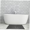 manufacturer direct zerodeko bamboo bath mat wood bath mat doormat outdoor spa decor bathmat non- doormat tub mat shower rugs bamboo rug bamboo mat black wooden non- mat bamboo bathroom mat trade price