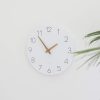 bulk purchase mooas flatwood wall clock,12" wood wall clock non-ticking sweep movement decorative wall clock battery operated wall clock for home living room kitchen bedroom office school (wood) trade price