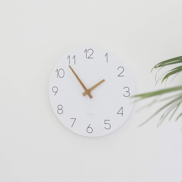 bulk purchase mooas flatwood wall clock,12" wood wall clock non-ticking sweep movement decorative wall clock battery operated wall clock for home living room kitchen bedroom office school (wood) trade price