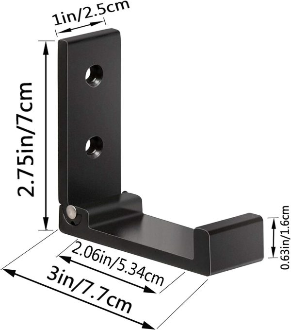 competitive pricing zeyu folding coat hooks, 5pcs wall hooks for hanging coat towel hooks hardware heavy duty aluminum alloy headphone holder no rust wall mounted with screws for bags fitness equipment one-stop wholesale