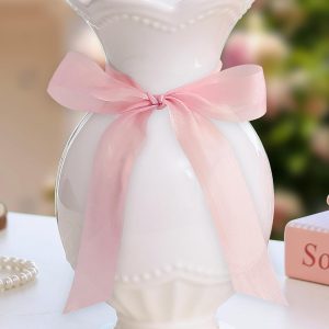 oem/odm services cute vase - aesthetic flower vase - coquette bow vase - cute flower vase - bow decor bedroom - bow room decor - coquette room decor - pink bow decor - room decor coquette affordable bulk deals