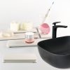 wholesale direct 2 pcs bathroom sink vanity trays(8.66" * 3.15"), diatomaceous earth coasters, kitchen soap tray, water absorbing stone used for hand soap & plants & cosmetic bottles in the modern home bulk purchase at factory prices