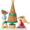 dropship from factory enesco tails with heart christmas decorating the waffle cone miniature figurine, 1.77 inch, multicolor mass production supply