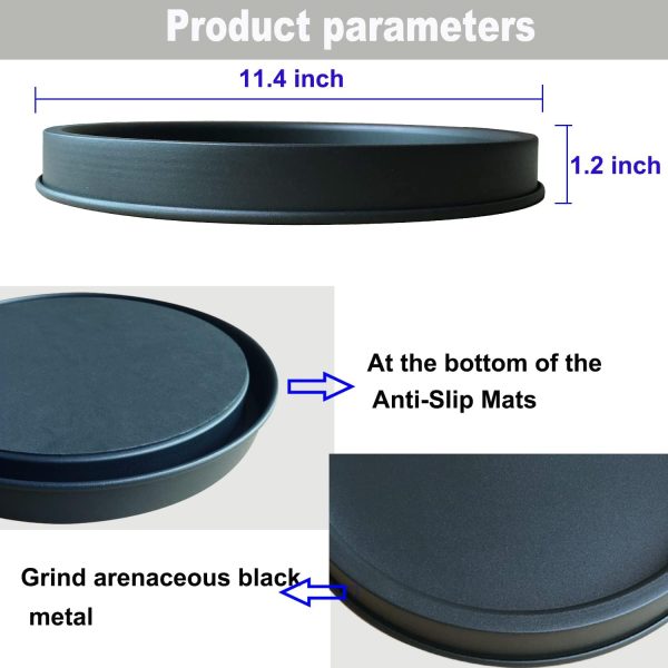wholesale direct lobolighting black round decorative serving tray, black decorative tray for coffee table centerpieces modern farmhouse home decorations bulk purchase at factory prices