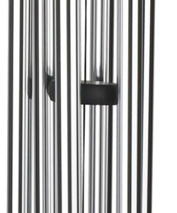 producer to buyer woodstock wind chimes pachelbel's canon in d, silver aluminum tubes, medium 32 - inch, deep toned windchime for outdoor decor for garden, patio, porch discounted pricing