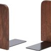 supplier direct pandapark wood,non-skid bookend for shelves,heavy duty,book stand for cds,1 pair wholesale prices
