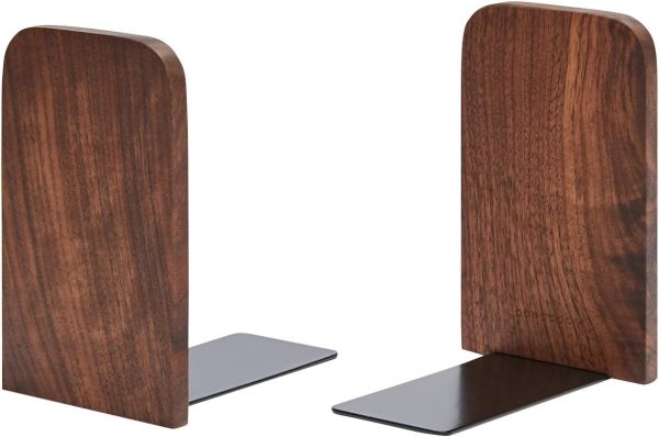 supplier direct pandapark wood,non-skid bookend for shelves,heavy duty,book stand for cds,1 pair wholesale prices