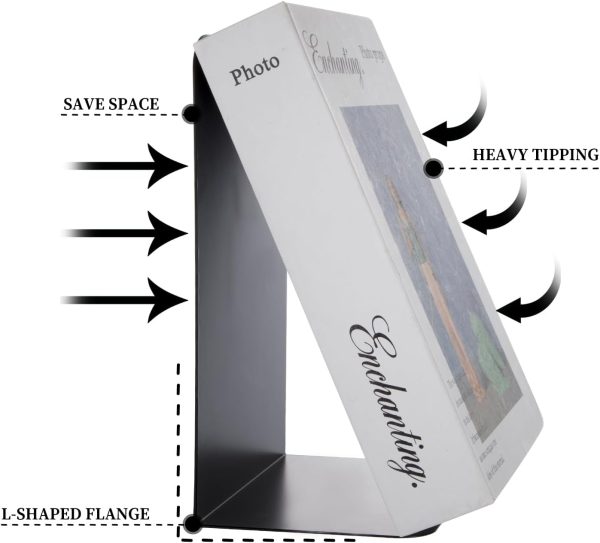 supplier direct 2pcsmetal book ends book ends decorative bookends book ends for shelves book holder (black) wholesale prices