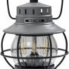 custom wholesale barebones railroad lantern, camping lantern or outdoor light, rechargable battery, vintage rairoad style lantern, slate gray oem/odm services