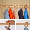 bulk purchase nice purchase 2 pcs wooden curtain tiebacks holdbacks european classic retro window home office decorative drapes holders strong magnetic clean durable - multifunctional also wood pants hanger (a) factory discount