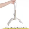 bulk purchase nicetown strong magnetic curtain tiebacks - modern simple style curtain ties backs holdbacks holders for indoor/outdoor curtains (white, 18.5 x 4 inches, set of 4) factory discount