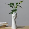 oem/odm services white ceramic vases flower vases home decor cool cute small hand vase for flowers unique modern bathroom living room rose tulip coffee tables centerpieces decorative affordable bulk deals