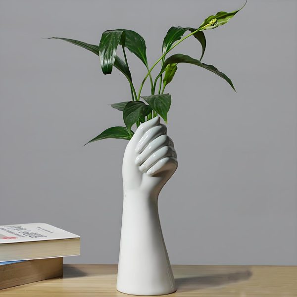 oem/odm services white ceramic vases flower vases home decor cool cute small hand vase for flowers unique modern bathroom living room rose tulip coffee tables centerpieces decorative affordable bulk deals