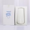 oem/odm services white vase - white ceramic vase, 6“ white flower vase, bright white not off white, boho vase for pampas grass, minimalist modern textured vase for home decor, table shelf living room farmhouse decor affordable bulk deals
