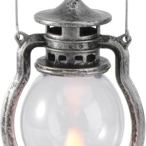 custom wholesale hanging hurricane lantern, 4inch led vintage lantern metal, water and impact-resistant lantern with carry handle for antique designer light study room bedroom(random style) oem/odm services
