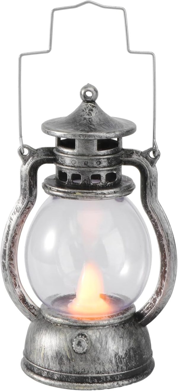 custom wholesale hanging hurricane lantern, 4inch led vintage lantern metal, water and impact-resistant lantern with carry handle for antique designer light study room bedroom(random style) oem/odm services