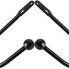 bulk purchase vrss wall mount curtain tiebacks drapery holdbacks curtain holdback hooks simple style (2pcs black) factory discount