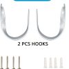 bulk purchase decorative curtain holdbacks,wall mounted window drapery tiebacks for bedroom,livingroom,office come with screws (nickel,2) factory discount