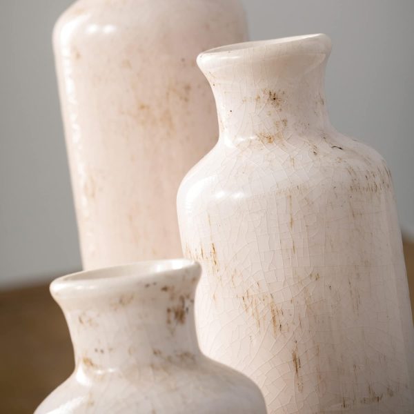 oem/odm services sullivans white ceramic vase set, farmhouse decor, home decorative vase, vases for your kitchen, bedroom, office, living room, bathroom, & shelf centerpiece table decorations (cm2333) affordable bulk deals