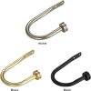 bulk purchase curtain holders, 2 pack matte black decorative curtain holdbacks for wall curtain drapery factory discount