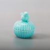 dropship from factory sevenbees blue ceramic jewelry box with bird statue, 2 drawers, ring holder, decorative animal statue, gifts for home decor, wedding, birthday, christmas mass production supply