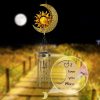 producer to buyer jyps sun moon solar wind chimes for outside crackle glass ball waterproof wind chimes outdoor clearance deep tone garden decor birthday unique gifts for women mom grandma windchimes gardening discounted pricing