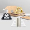 supplier direct moyi decorative book ends,taylor heart hands decor bookends, unique office desk indoor home decor book holder ornaments for living room,bedroom,office room-gold wholesale prices