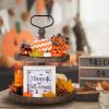 wholesale direct mustry rustic wooden 2 tiered tray, round farmhouse kitchen table decor serving tier tray, food fruits cupcake display coffee bar home party seasonal decorations (brown) bulk purchase at factory prices