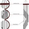producer to buyer 2 pack outside sympathy wind chimes clearance with 12 aluminum alloy tubes and hook, memorial gift decoration for home, patio, garden, outdoor discounted pricing
