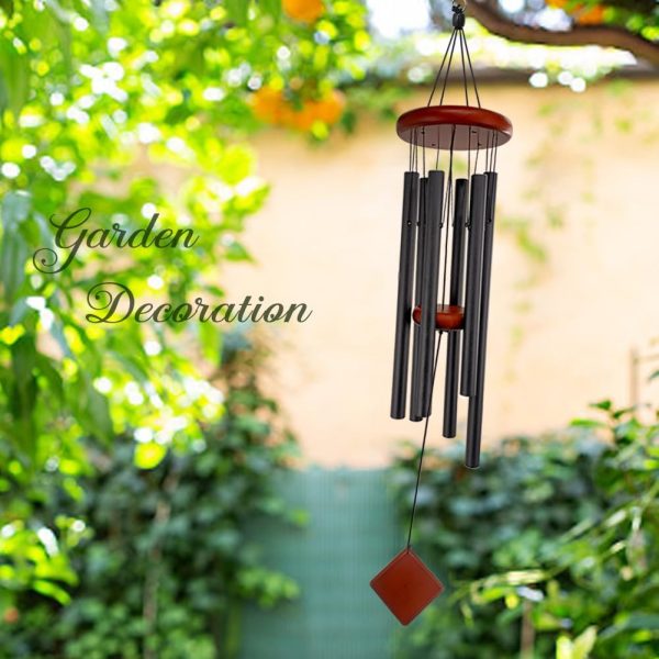 producer to buyer small wind chimes for outside, wind chimes outdoor with 6 tuned tubes, memorial wind chimes for garden, patio and home discounted pricing