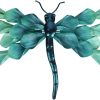 factory direct liffy metal dragonfly wall decor handmade - outdoor metal wall art decor for patio garden fence living room, bedroom, dragonfly gifts volume discount