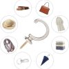 bulk purchase dess 4pack curtain holdbacks curtain tiebacks hooks wall mounted curtain hooks for window drapery/clothes/coat/hat/towel (silver) factory discount