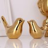 dropship from factory xmgzq 2 pcs gold decor accents,small animal statues,modern home decorative, birds sculpture, ornaments for shelf, bookshelf, coffee table,knick knacks home decor for shelves(gold bird) mass production supply