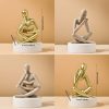 supplier direct style-a beige, creative abstract thinker bookend for home aesthetic, study, and wine cabinet – stylish shelf decor accent and thoughtful gift for living room, bar, or coffee shop wholesale prices