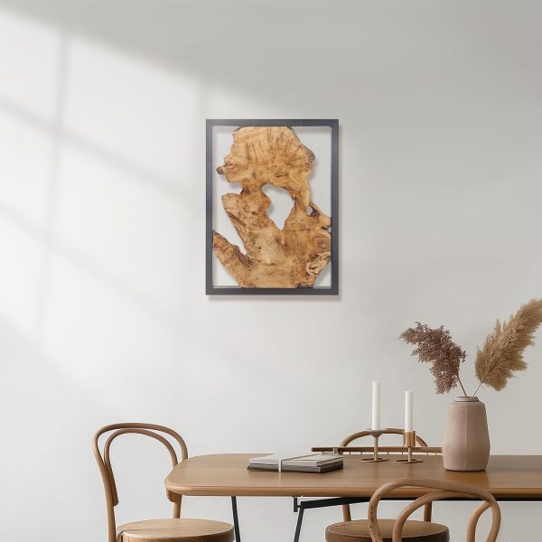 bulk purchase naharo modern wood wall decor- natural wood handcrafted rustic charm for your home - perfect for living room, bedroom,kitchen,or office trade price