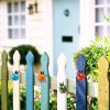 factory direct giftme 5 metal garden wall art decorative set of 4 cute ladybugs outdoor wall sculptures volume discount