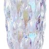 oem/odm services heavy glass flower vase thickened 3.5lb 9.5inch sparkle vase bohemian style, for centerpieces,wedding,perfect home decor (sparkle) affordable bulk deals