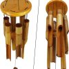 producer to buyer bamboo wind chimes outdoor,wooden wind chimes with melody deep tone,30" classic zen garden windchime for relaxation, grace.home décor for patio, garden or indoor discounted pricing