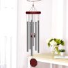 producer to buyer memorial wind chimes outdoor large deep tone, sympathy wind-chime personalized with 6 tuned tubes, elegant chime for garden patio balcony and home discounted pricing