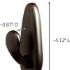 competitive pricing command 5 lb large oil rubbed bronze metal hooks, 2 hooks and 4 command strips, damage free coat hooks with adhesive strips, forever classic hooks for christmas decorations one-stop wholesale