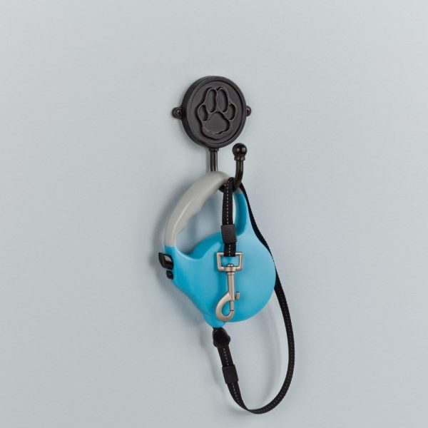 competitive pricing franklin brass paw print (1-pack) single wall hooks 1-prong venetian bronze dog themed hooks for hanging leash, dog harness, wall mount hanger, organization decorative wall hooks fbpawhk-vbr-c one-stop wholesale