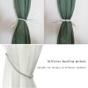 bulk purchase bel avenir curtain ropes tiebacks tie-backs, curtain handmade holdbacks with 2 metal screw hooks - white 2 pack factory discount