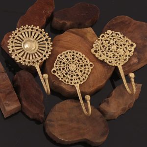 competitive pricing indian shelf 3 boho wall hooks decorative wall hooks brass wall hooks shabby chic key hooks holder coat rack wall mount gold wall hooks vintage wall hooks coat hooks for hanging coats gold hooks one-stop wholesale