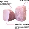 supplier direct rose quartz bookends pink crystal decorative book ends office home decor small 1 pair 2-3 lbs wholesale prices