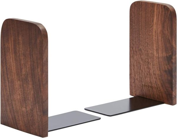 supplier direct pandapark wood,non-skid bookend for shelves,heavy duty,book stand for cds,1 pair wholesale prices