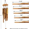 producer to buyer mumtop bamboo wind chimes, outdoor wooden wind chime with amazing deep tone for garden, patio, home or outdoor decor discounted pricing