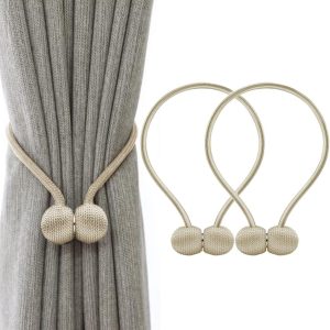 bulk purchase window curtain tiebacks clips vs strong magnetic tie band home office decorative drapes weave holdbacks holders european style 1 pair factory discount