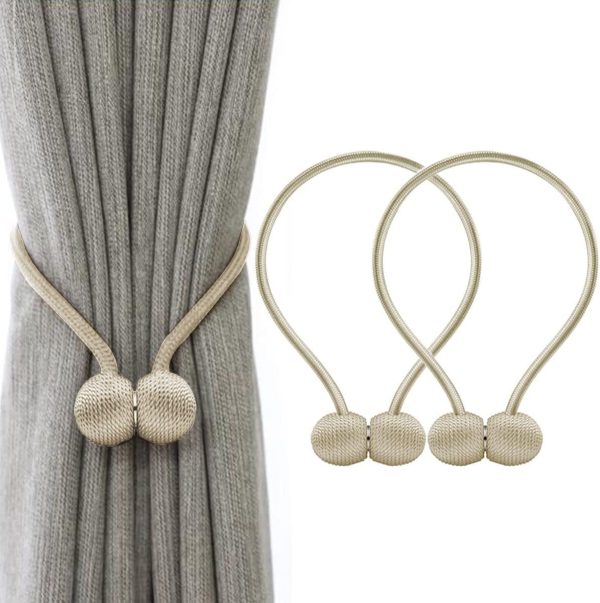 bulk purchase window curtain tiebacks clips vs strong magnetic tie band home office decorative drapes weave holdbacks holders european style 1 pair factory discount