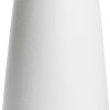 oem/odm services white vase - white ceramic vase, 6“ white flower vase, bright white not off white, boho vase for pampas grass, minimalist modern textured vase for home decor, table shelf living room farmhouse decor affordable bulk deals